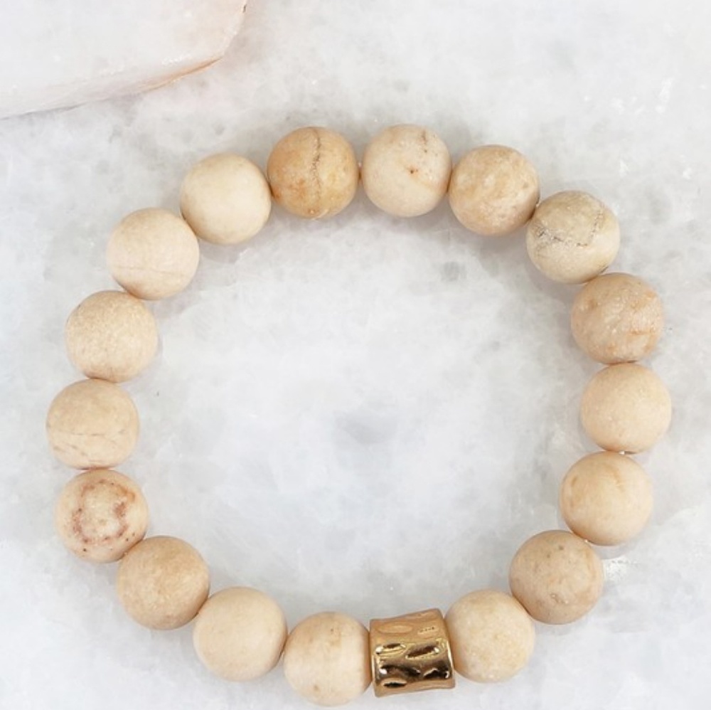 Natural stone beaded stretch Bracelet jewelry - Picture 7 of 8
